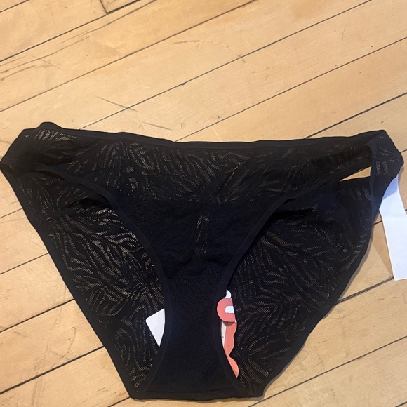 Sheer Bikini Briefs in blue, black and beige - Picture 3 of 3